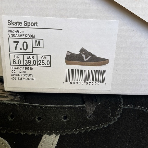 Vans Skate Sport Black/Gum WMNS - Picture 16 of 16